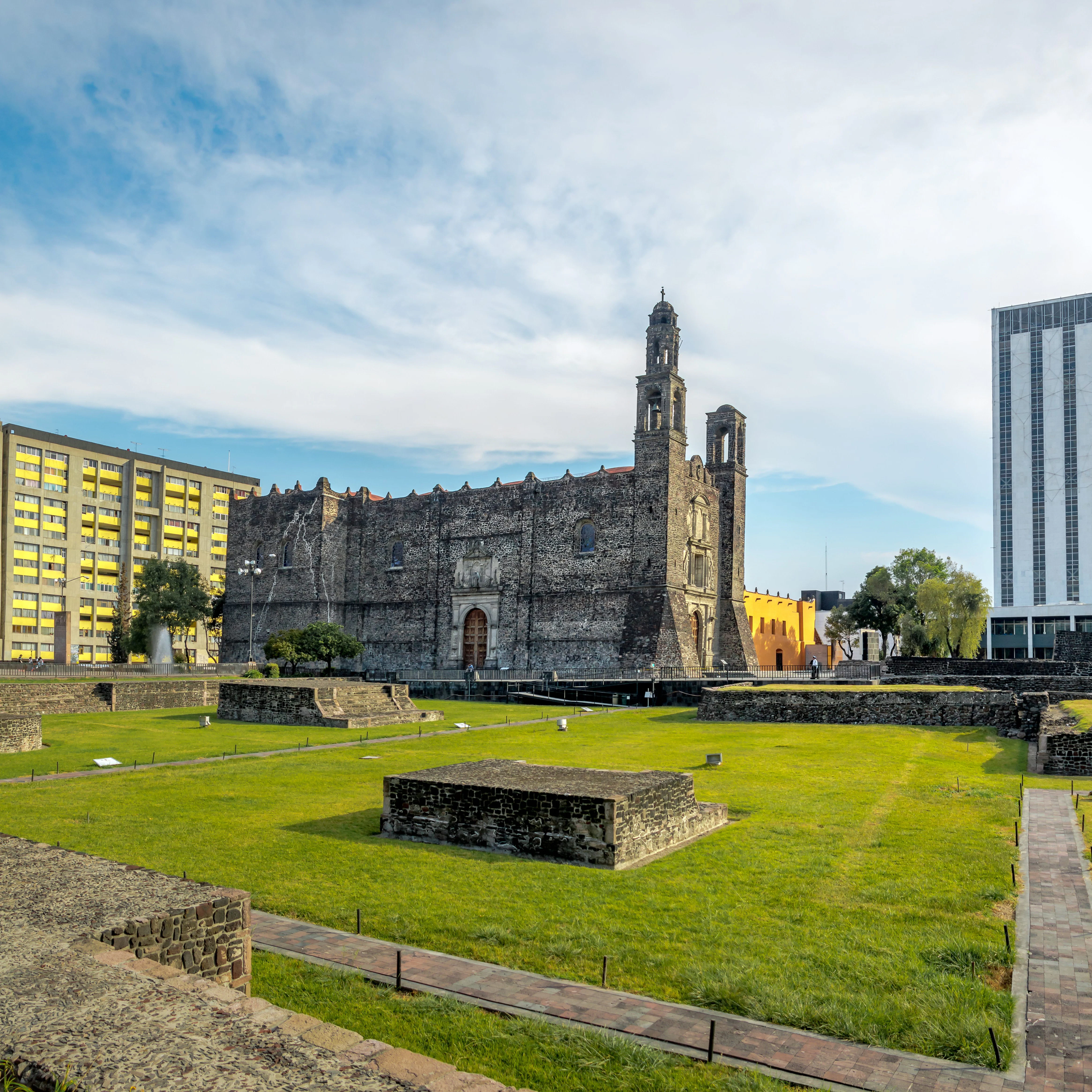 Plaza de las Tres Culturas (Three Culture Square) at Tlatelolco - Mexico City, Mexico; Centro Cultural Universitario Tlatelolco
Shutterstock ID 521555881; your: Bridget Brown; gl: 65050; netsuite: Online Editorial; full: POI Image Update