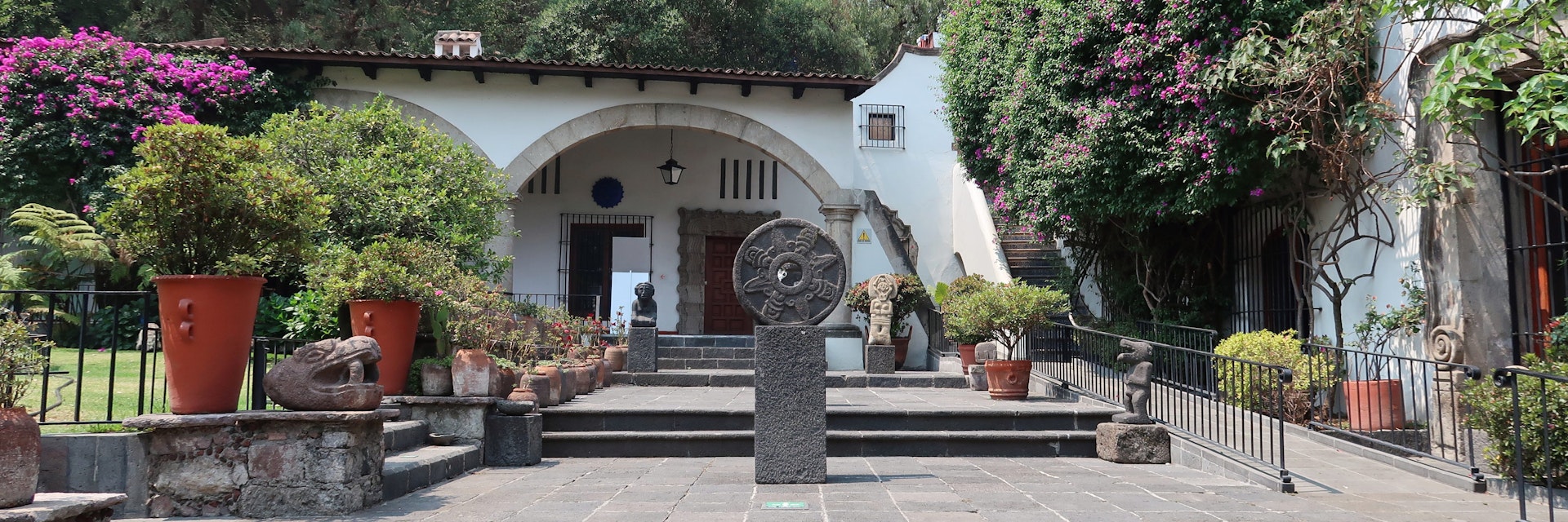 MEXICO CITY, MEXICO - May 15, 2019: Pictures taken at Dolores Olmedo Museum.
Possibly the most important Diego Rivera collection of all belongs to this museum, ensconced in a peaceful 17th-century hacienda. Dolores Olmedo, a socialite and patron of Rivera, resided here until her death in 2002.