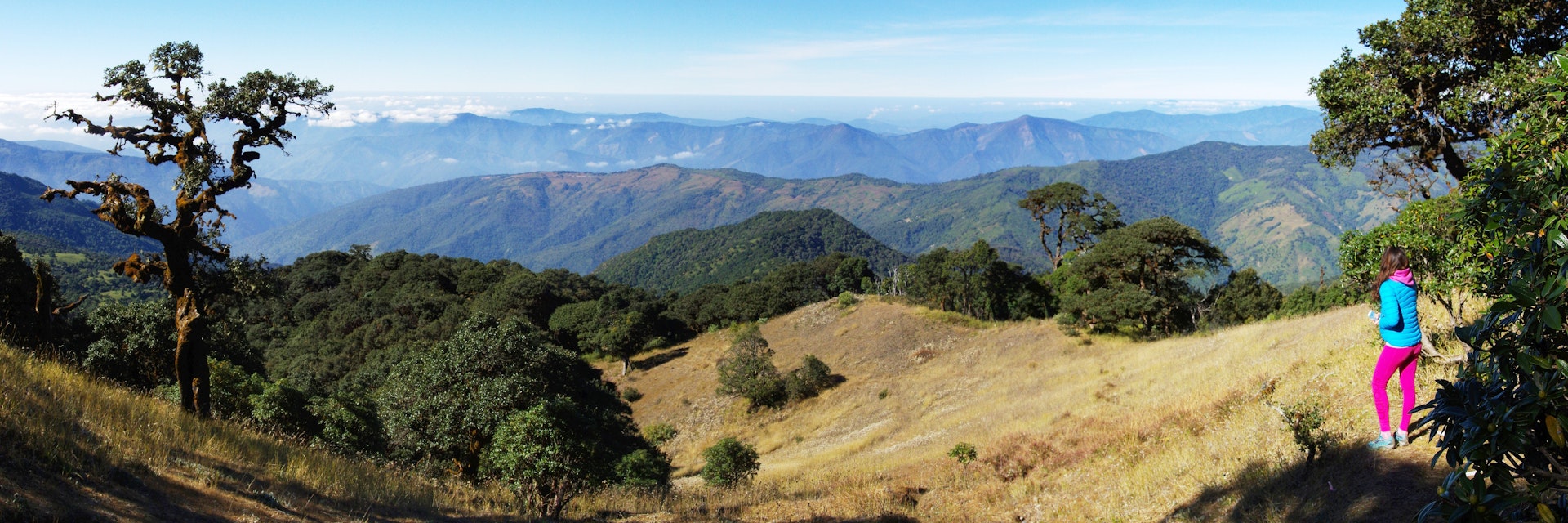 The top of Mat Ma Taung, Mount Victoria mountain.