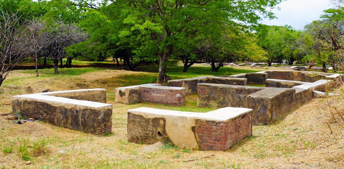 Ruins of León Viejo UNESCO Site in Nicaragua Central America
