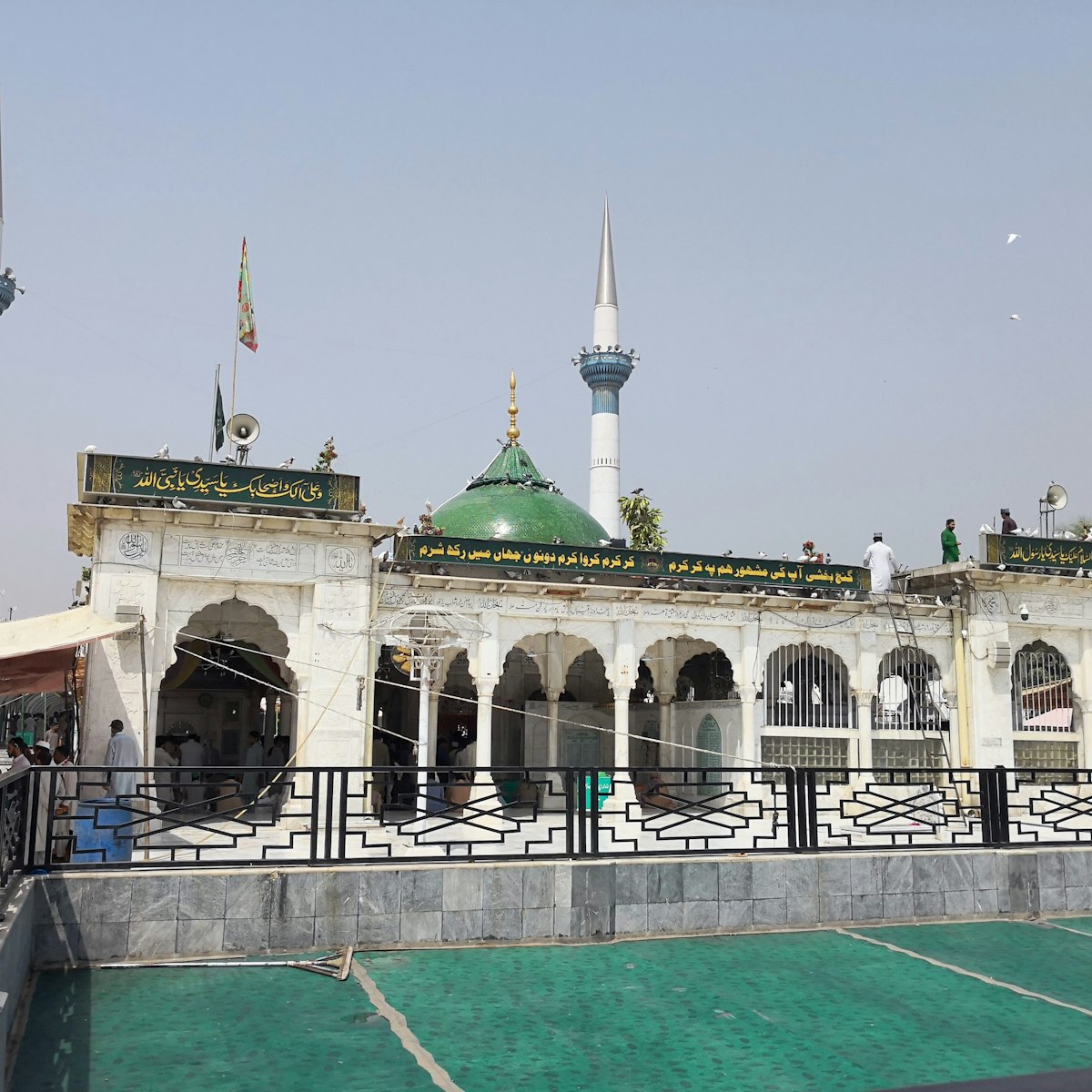 Pakistan, Lahore 30 May 2018; Data Darbar (Data Durbar) is the largest Sufi shrine in South Asia, It was build to house of Muslim mystic, Abul Hassan Ali Hujwiri, Known as Data Ganj Baksh at Punjab.; Shutterstock ID 1147940222; your: Bridget Brown; gl: 65050; netsuite: Online Editorial; full: POI Image Update