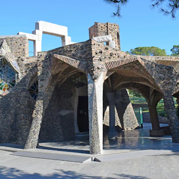 Crypt of the colònia güell in Province of Barcelona