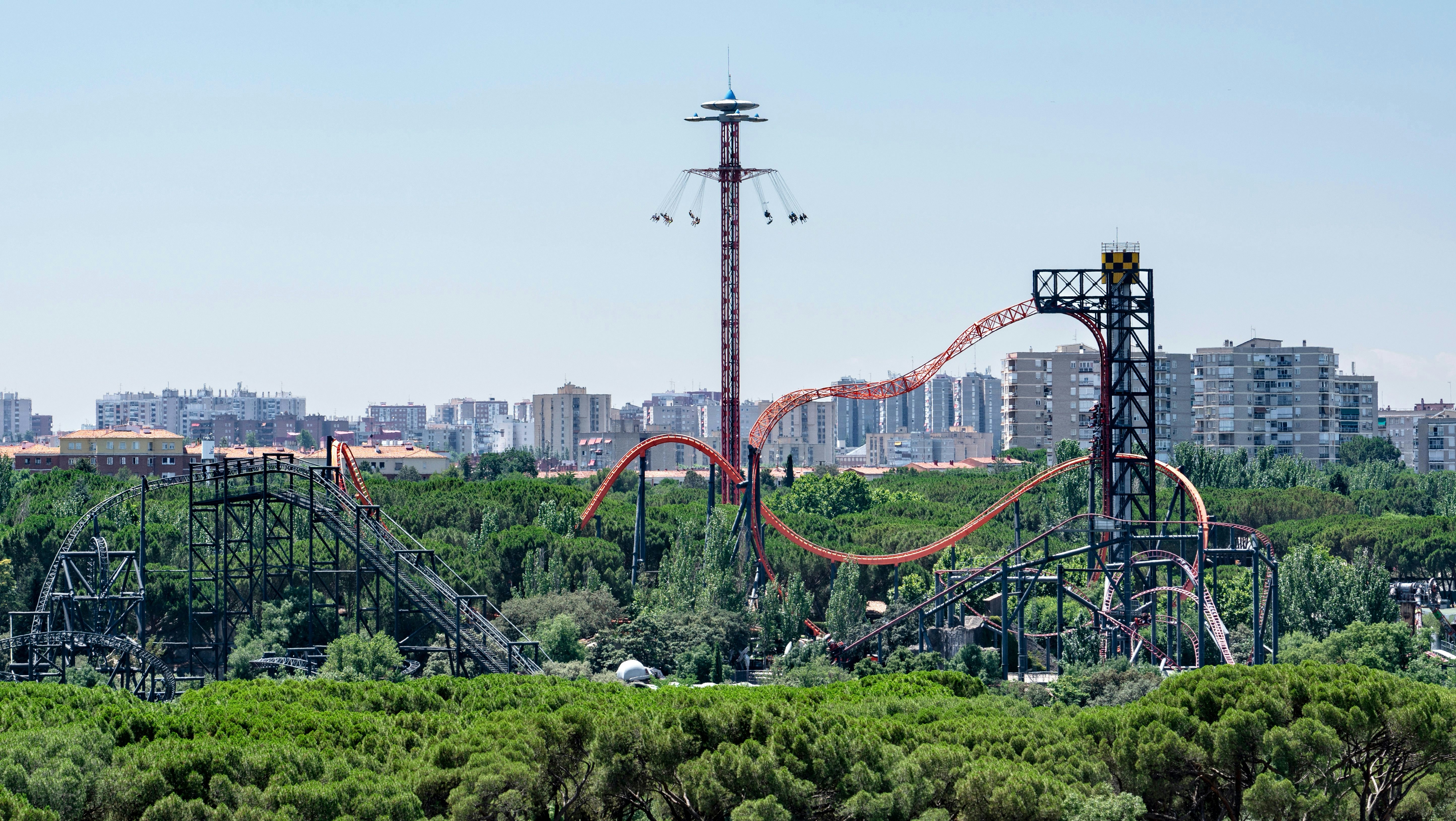 Panoramic of the amusement park