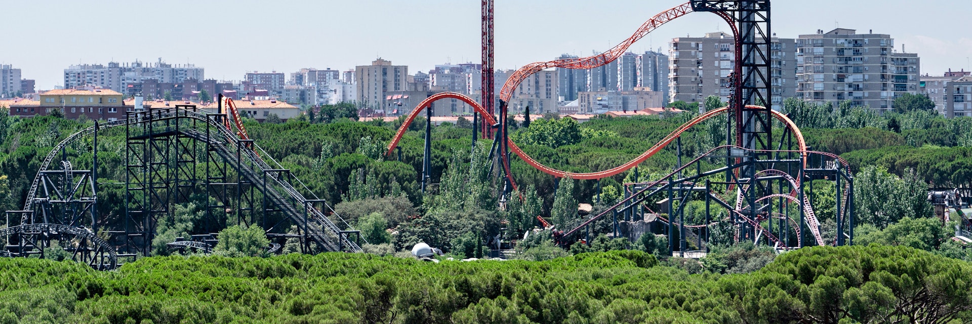 Panoramic of the amusement park