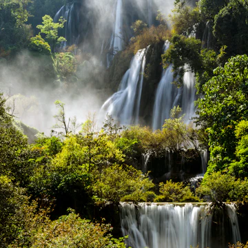 Nam Tok Thilawsu waterfall.