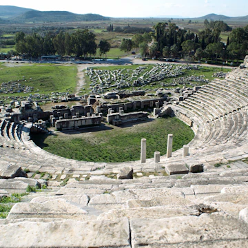 Theater and ruins of Miletus, Turkey