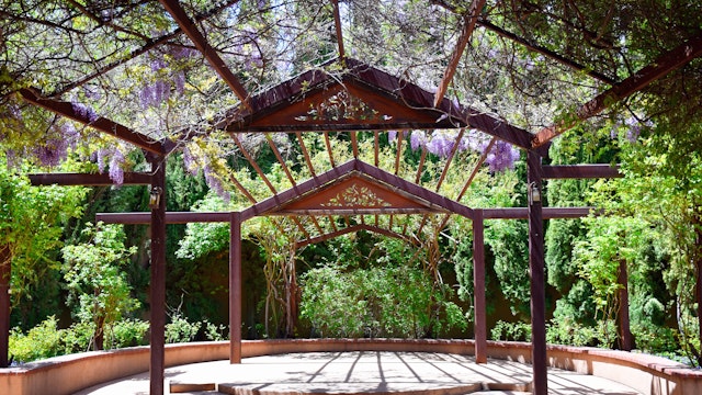 Garden Canopy at the Albuquerque Botanical Garden; Shutterstock ID 1404076877; your: Bridget Brown; gl: 65050; netsuite: Online Editorial; full: POI Image Update