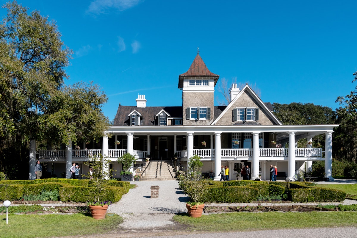 Charleston, SC - February 2 2020: The Plantation home at Magnolia Plantation and Gardens; Shutterstock ID 1661611987; your: Bridget Brown; gl: 65050; netsuite: Online Editorial; full: POI Image Update