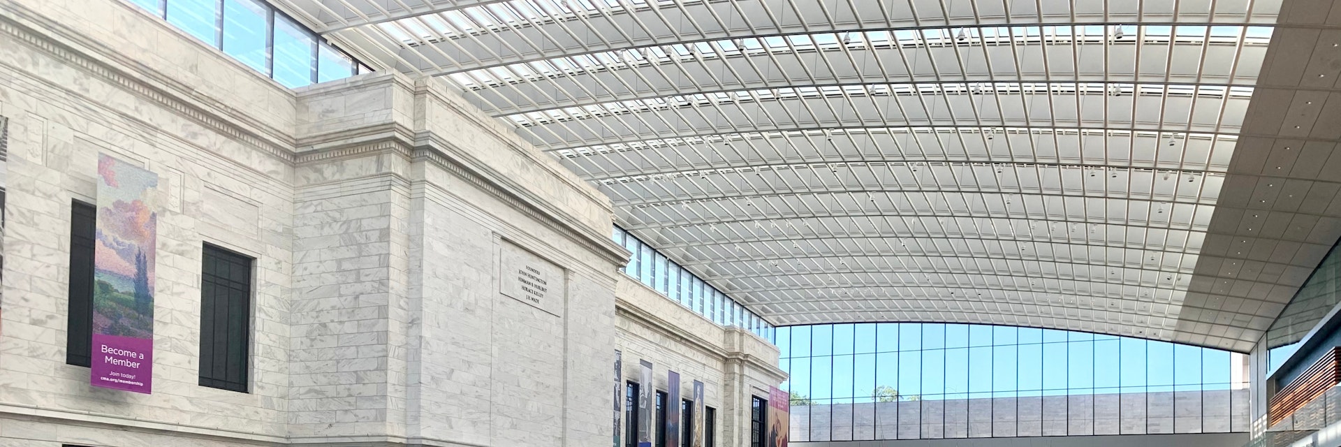 Interior of the Cleveland Museum of Art.
