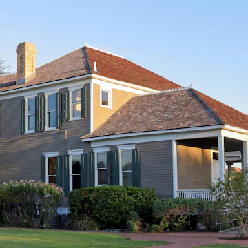 Corpus Christi, Texas - October 7, 2017: An old house at Heritage Park.