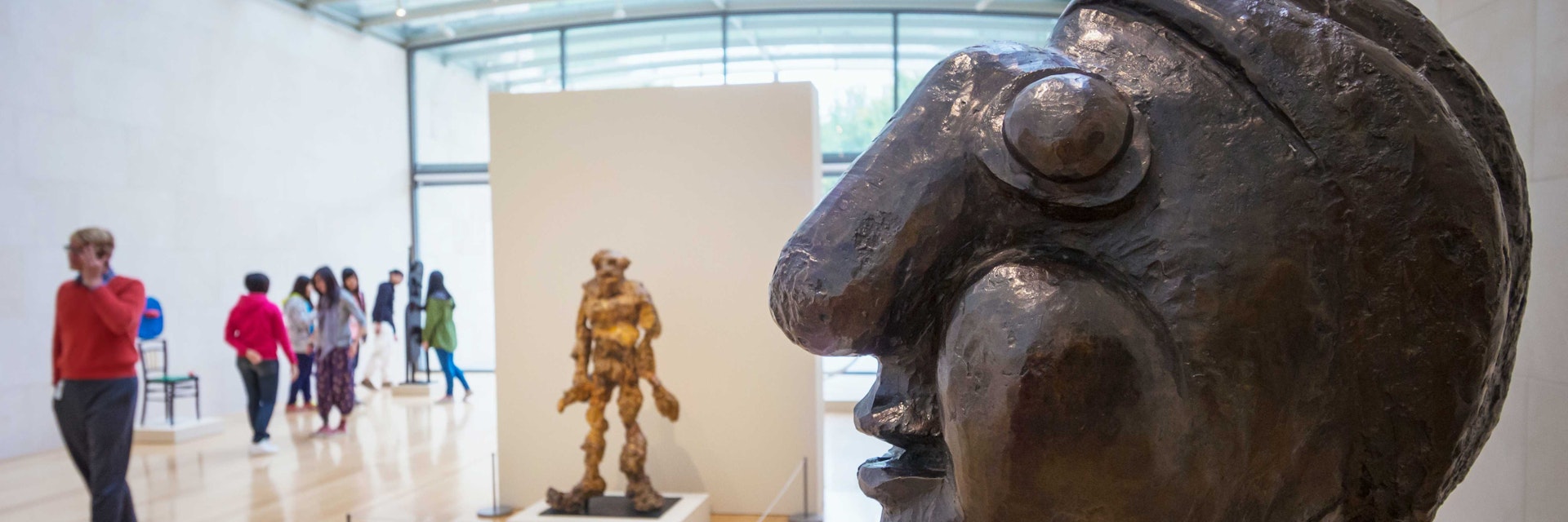 Modern and contemporary art on display in the Nasher Sculpture Center.
The Nasher Sculpture Center, Dallas, Texas. - stock photo
