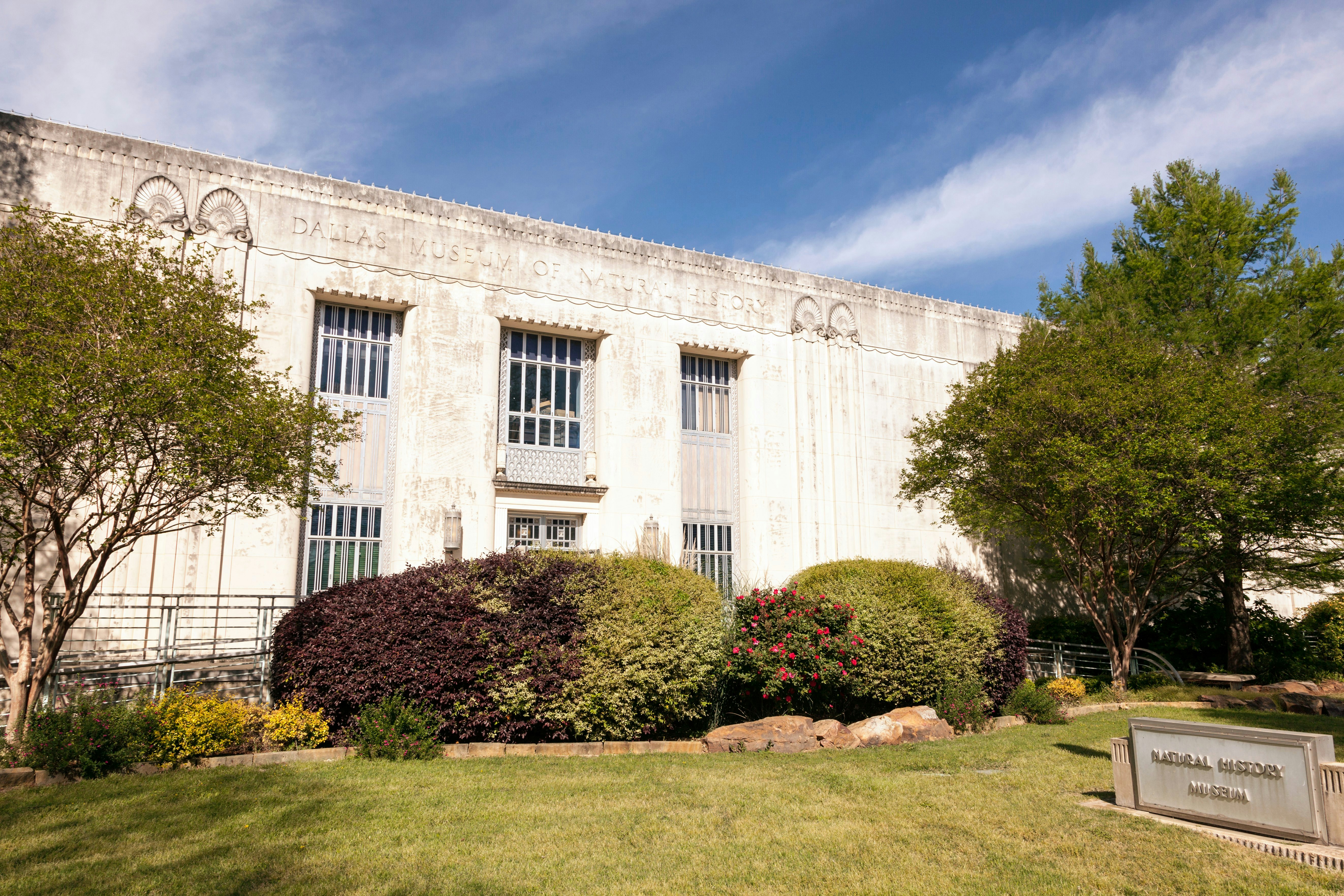 Dallas, Tx, USA - April 9, 2016: Natural History Museum at the Fair Park in Dallas. Texas, United States