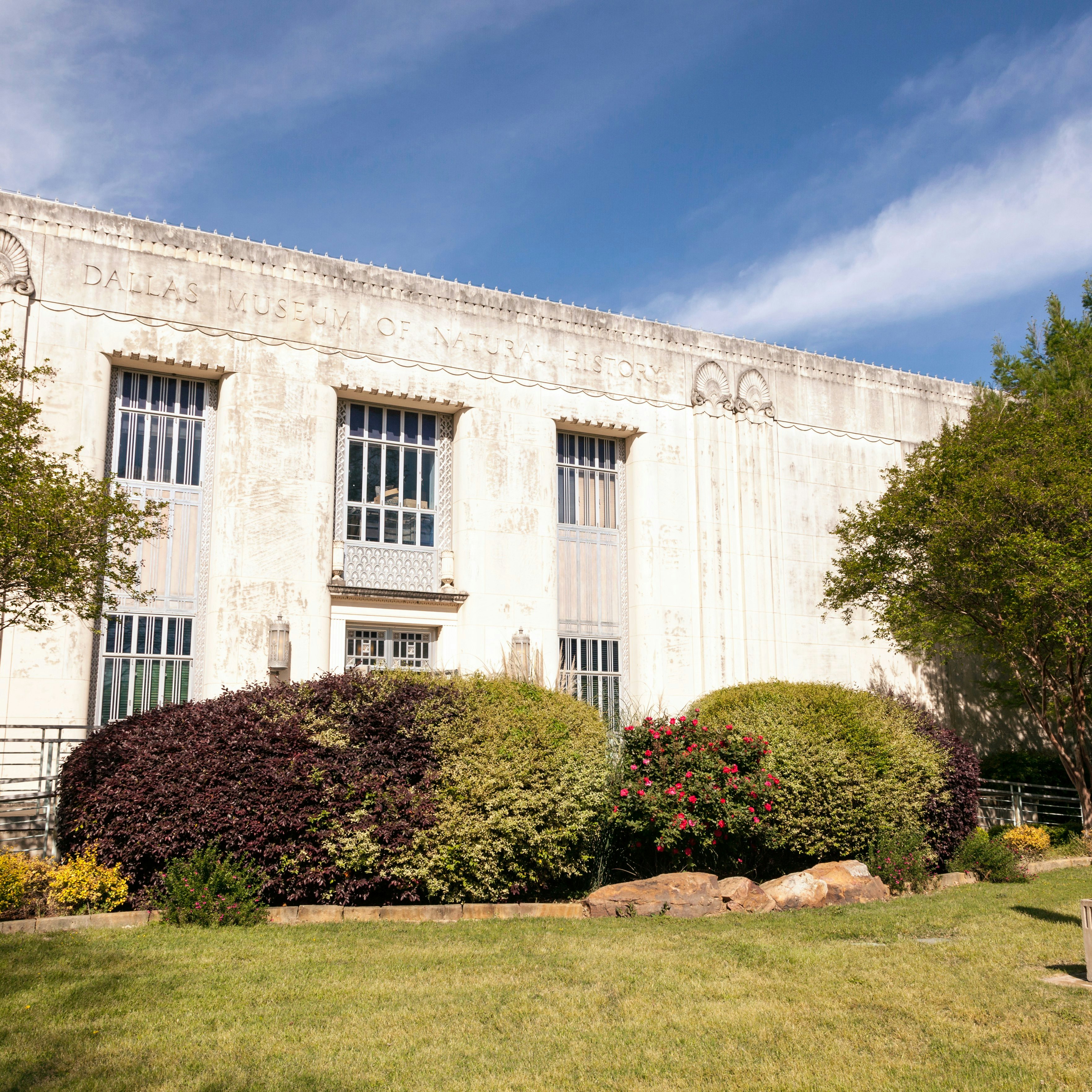 Dallas, Tx, USA - April 9, 2016: Natural History Museum at the Fair Park in Dallas. Texas, United States