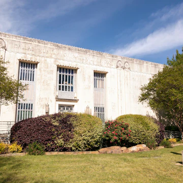 Dallas, Tx, USA - April 9, 2016: Natural History Museum at the Fair Park in Dallas. Texas, United States