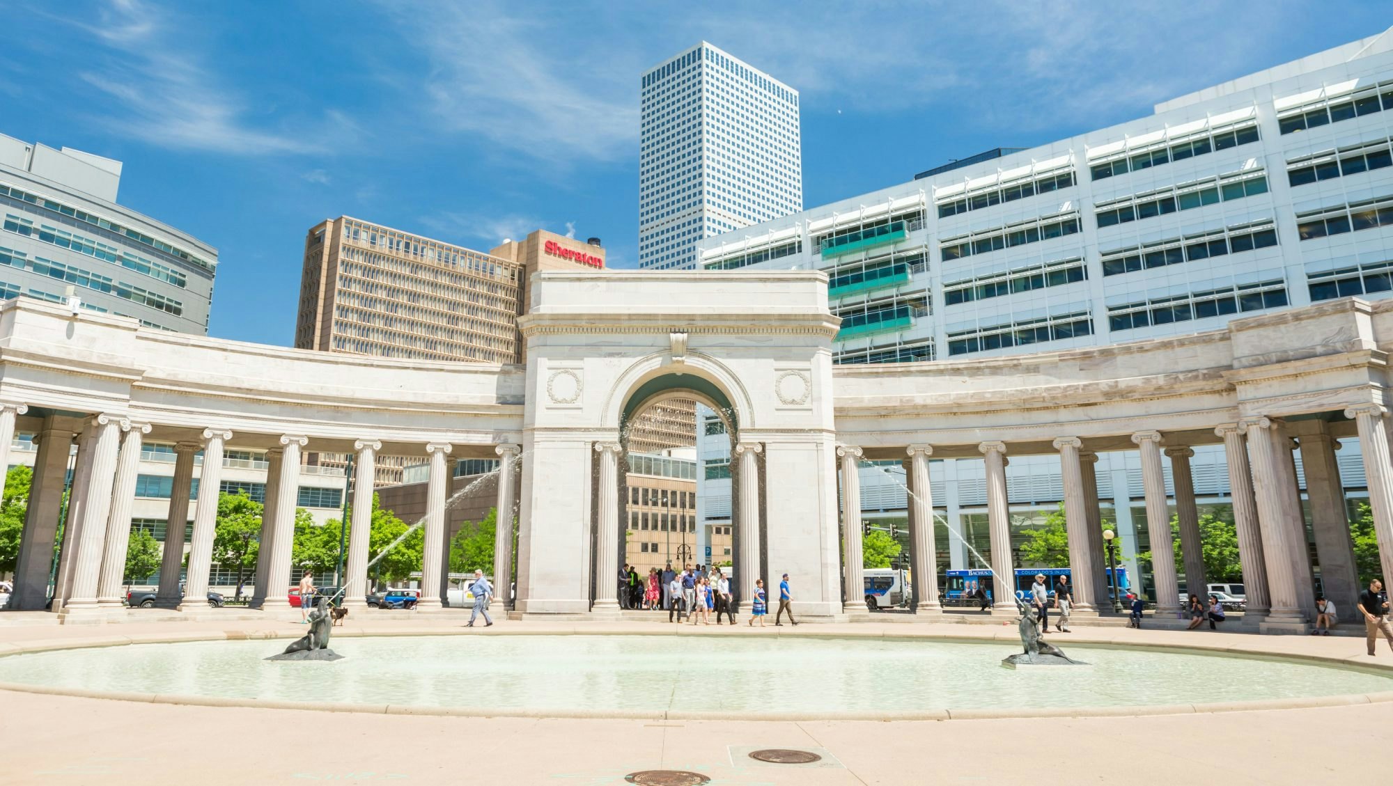 Denver, Colorado, USA-June 9, 2016. Food trucks at the Civic Center for Civic Center Eats event.; Shutterstock ID 434429749; your: Bridget Brown; gl: 65050; netsuite: Online Editorial; full: POI Image Update