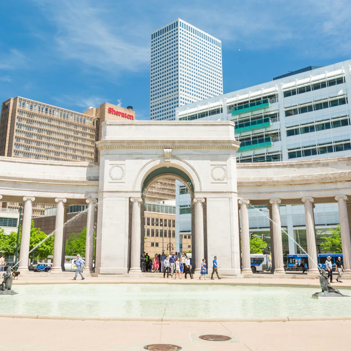 Denver, Colorado, USA-June 9, 2016. Food trucks at the Civic Center for Civic Center Eats event.; Shutterstock ID 434429749; your: Bridget Brown; gl: 65050; netsuite: Online Editorial; full: POI Image Update