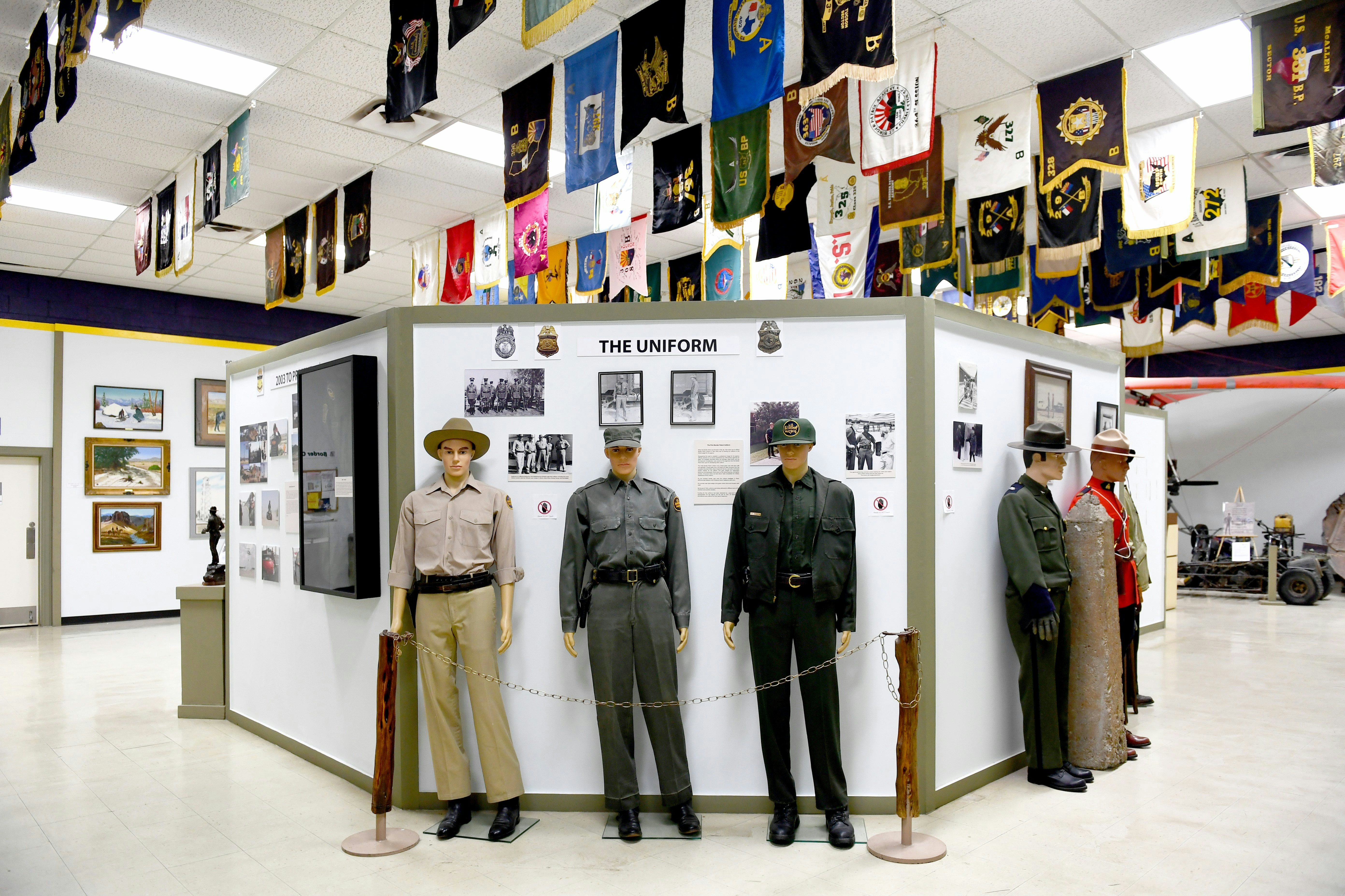 EL PASO, TX - APRIL 24:.The National Border Patrol Museum, open Tuesday through Saturday, with no admission fee, chronicles the agency before it became an agency from the early 1900's through Prohibition, World War II and into today's high tech world  April 24, 2018 in El Paso, TX. It receives no federal funding and relies on donations.  .(Photo by Katherine Frey/The Washington Post via Getty Images)