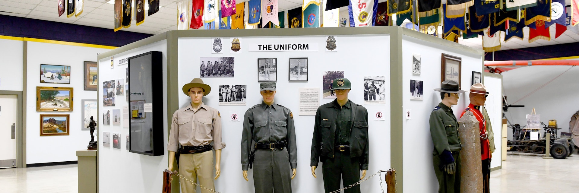 EL PASO, TX - APRIL 24:.The National Border Patrol Museum, open Tuesday through Saturday, with no admission fee, chronicles the agency before it became an agency from the early 1900's through Prohibition, World War II and into today's high tech world  April 24, 2018 in El Paso, TX. It receives no federal funding and relies on donations.  .(Photo by Katherine Frey/The Washington Post via Getty Images)