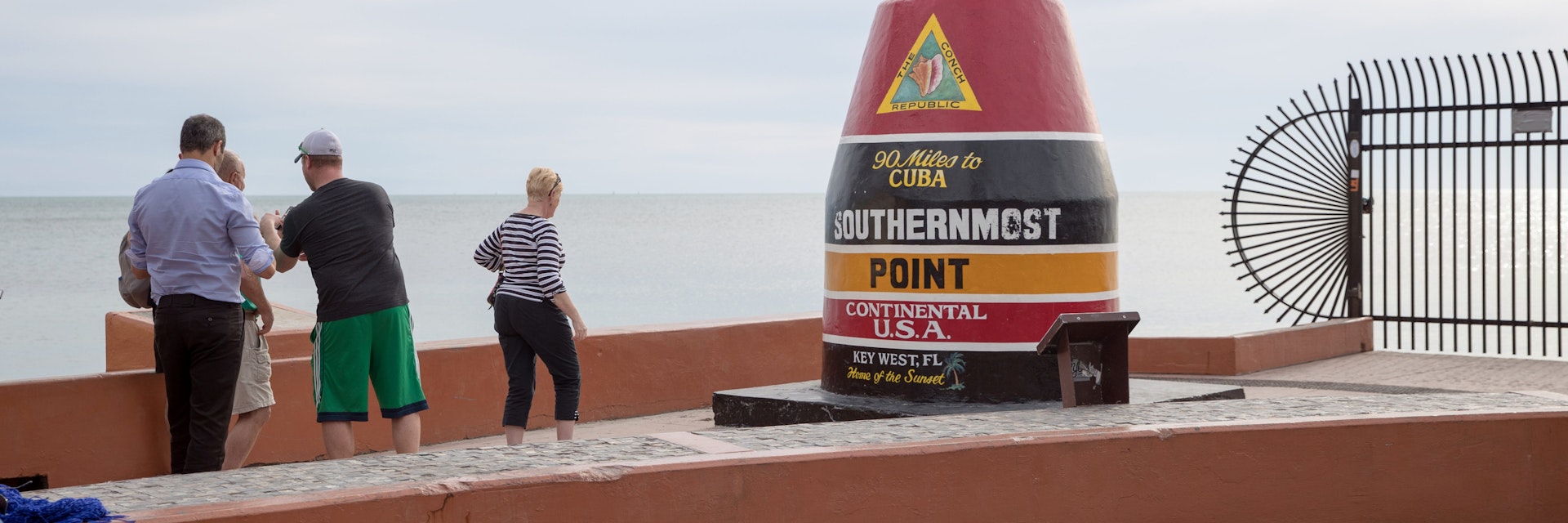 January 17, 2018: Southernmost point in continental. 90 miles to Cuba. Home of the Sunset. Key West. Florida. USA.