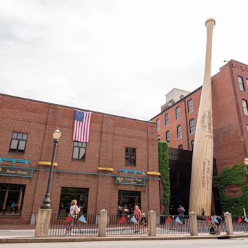 Louisville Slugger museum and factory - LOUISVILLE. KENTUCKY - JUNE 14, 2019; Shutterstock ID 1441901372; your: Bridget Brown; gl: 65050; netsuite: Online Editorial; full: POI Image Update