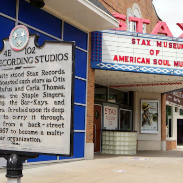 MEMPHIS, TENNESSEE, May 12, 2015 : The Stax Museum is a replica of Stax recording studio. It celebrates the legacy of Stax Records and its artists as Isaac Hayes, Otis Redding, and many others.; Shutterstock ID 283890692; your: Bridget Brown; gl: 65050; netsuite: Online Editorial; full: POI Image Update