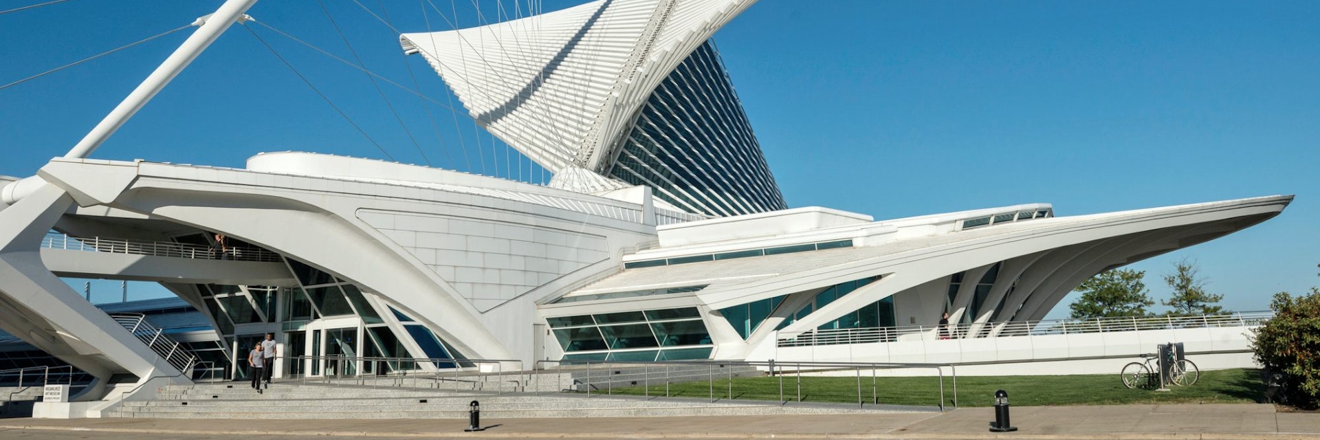 Architectural details of Calatrava's  Art Museum at Milwaukee