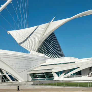 Architectural details of Calatrava's Art Museum at Milwaukee