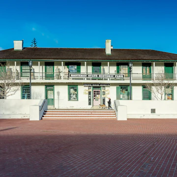 Monterey, CA -18 February 2018. The Monterey State Historic Park is composed of a number of significant historic houses and buildings interspersed throughout Old Monterey.