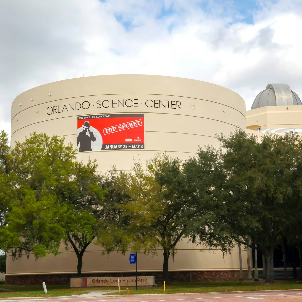 Orlando, Florida, USA - February 20, 2020: Orlando Science Center in Orlando, Florida, USA. The Orlando Science Center is a private science museum.