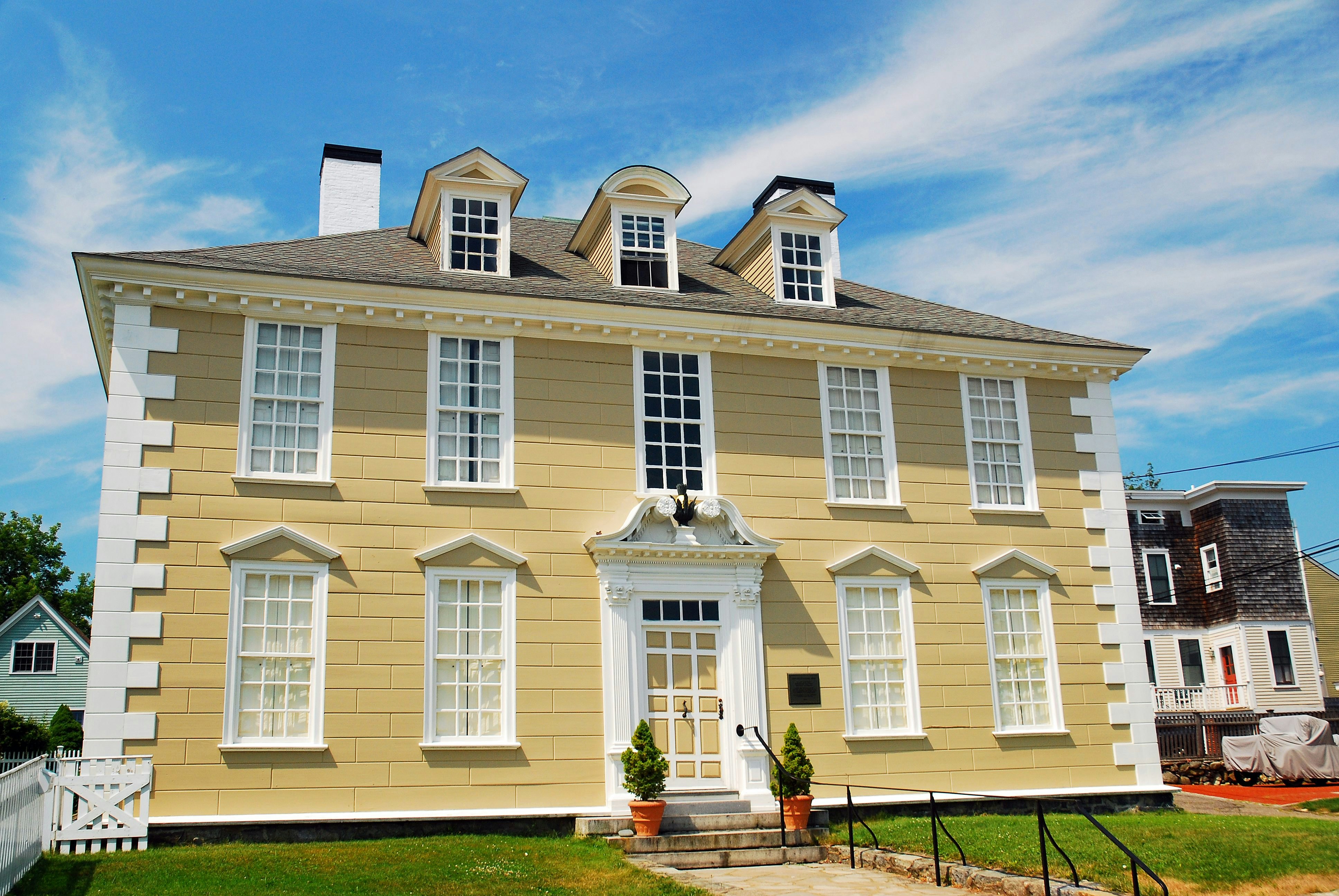 Portsmouth, NH, USA July 16 The Wentworth Gardener House in Portsmouth, New Hampshire, was built in the Georgian style in 1760; Shutterstock ID 1542730070; your: Bridget Brown; gl: 65050; netsuite: Online Editorial; full: POI Image Update