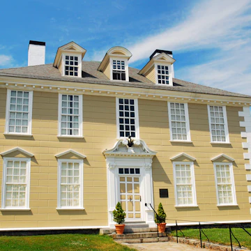 Portsmouth, NH, USA July 16 The Wentworth Gardener House in Portsmouth, New Hampshire, was built in the Georgian style in 1760; Shutterstock ID 1542730070; your: Bridget Brown; gl: 65050; netsuite: Online Editorial; full: POI Image Update