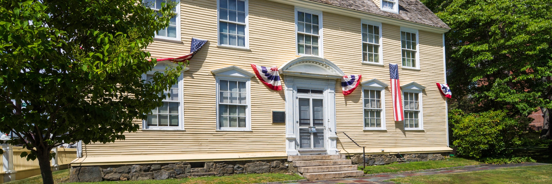 W2CGF9 USA, New Hampshire, Portsmouth, John Paul Jones House, one time home of naval hero of the American Revolution