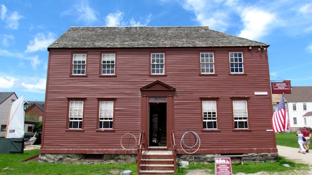 Portsmouth, NH - August 3 2013: View of the Jones House at the Strawbery Banke Museum; Shutterstock ID 1600935079; your: Bridget Brown; gl: 65050; netsuite: Online Editorial; full: POI Image Update