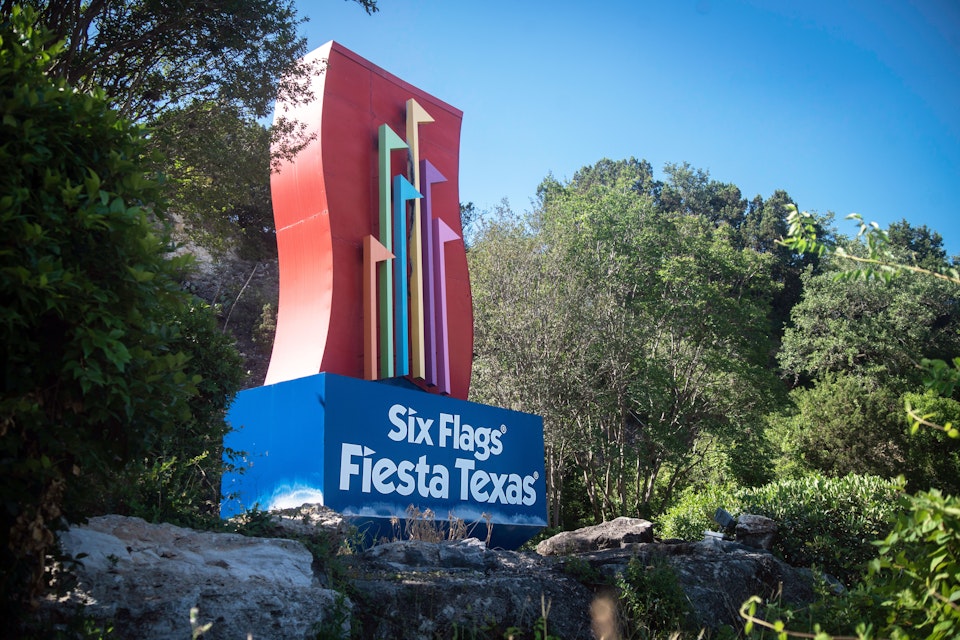 San Antonio, Texas - May 19 2020: Six Flags FIesta Texas; Shutterstock ID 1735910405; your: Bridget Brown; gl: 65050; netsuite: Online Editorial; full: POI Image Update