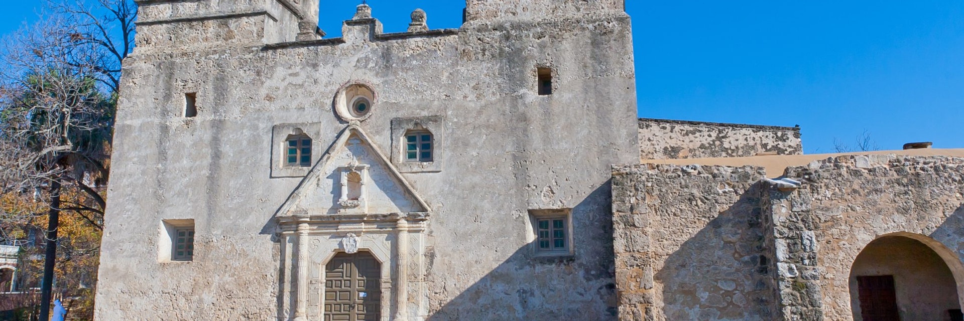 Historic Spanish Mission Concepcion in San Antonio, Texas