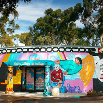 AHJ0B3 The Centro Cultural de la Raza Balboa Park San Diego California
Centro Cultural de la Raza