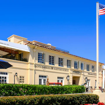 The Santa Barbara Waterfront Center building and maritime museum - stock photo
Santa Barbara, CA, USA - June 22, 2015: The Santa Barbara Waterfront Center building and maritime museum