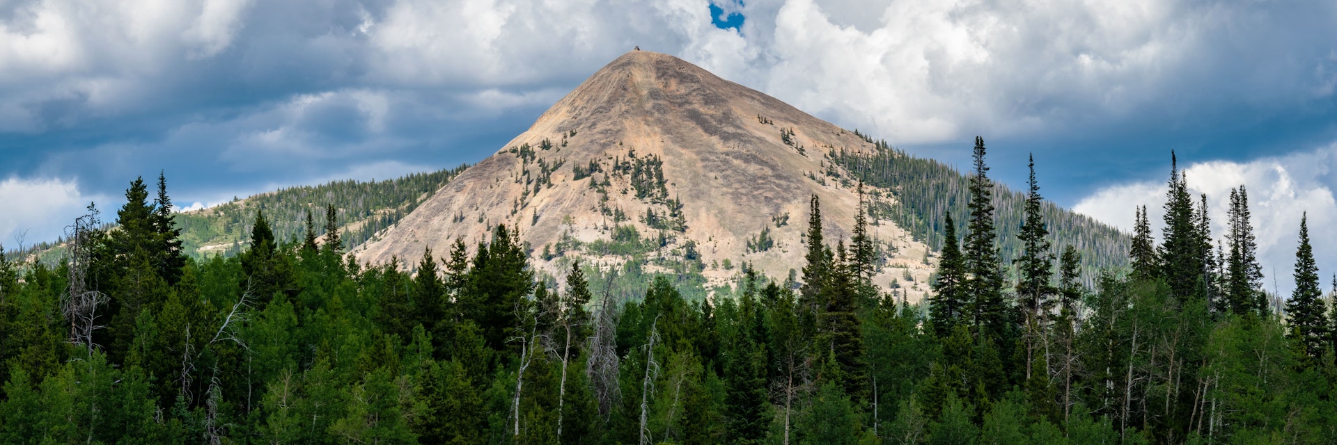 Hahn's Peak from Steamboat Lake State park.