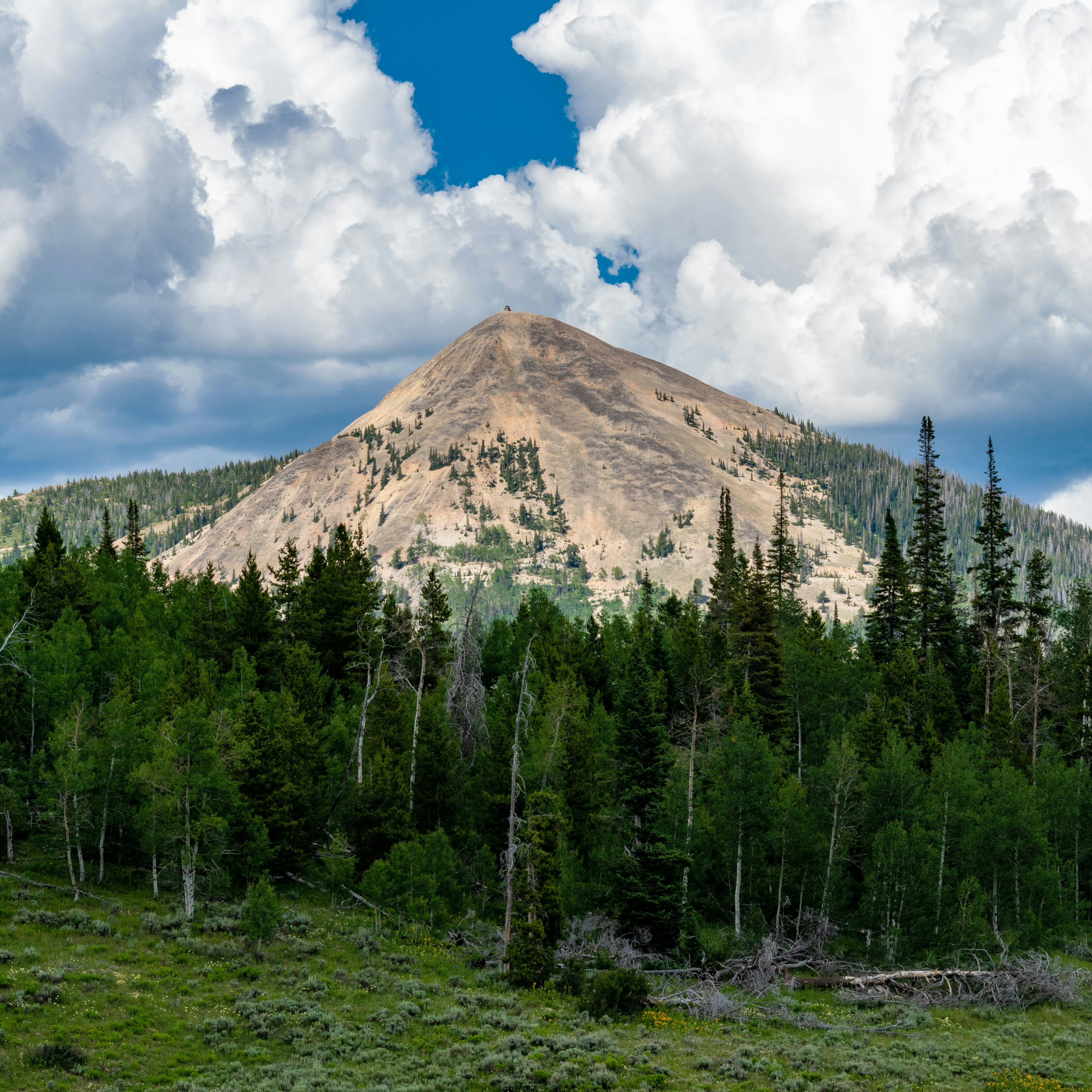Hahn's Peak from Steamboat Lake State park.