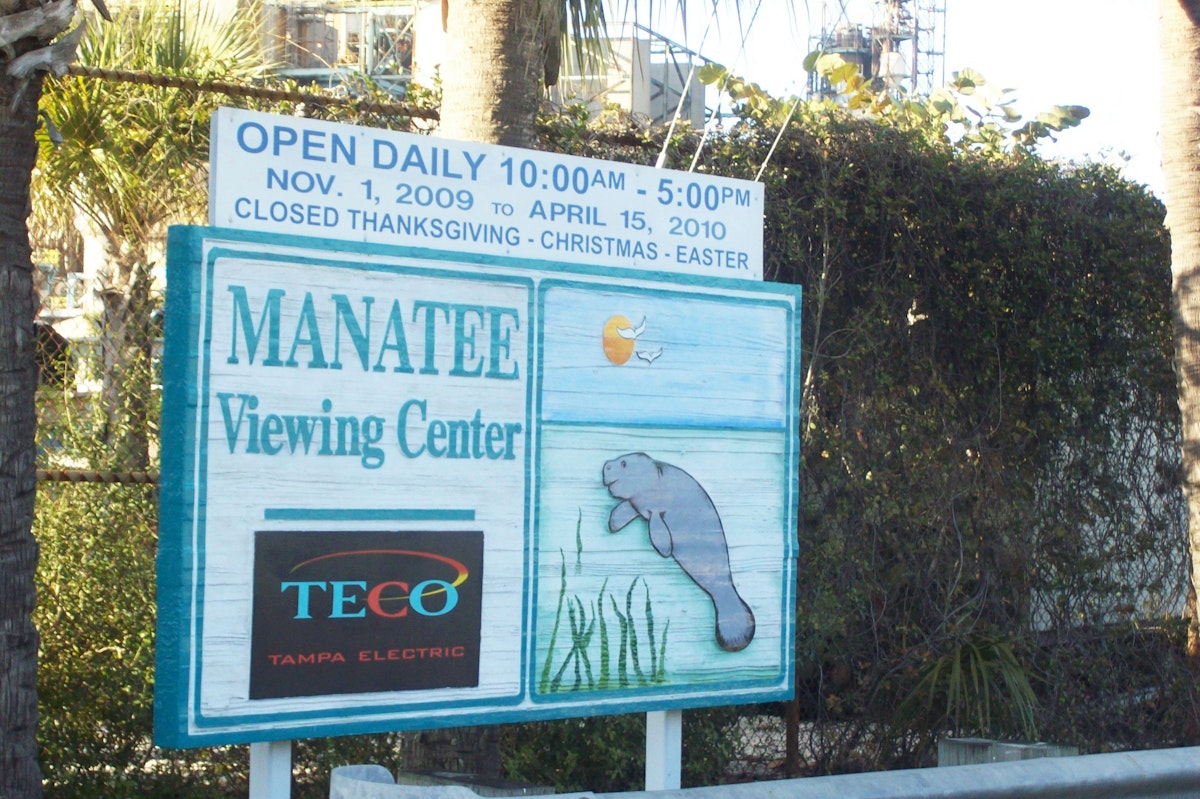 Tampa, Florida/USA; january 10 2010: Some views of the manatte viewing center aside the Tampa Electric company or TECO