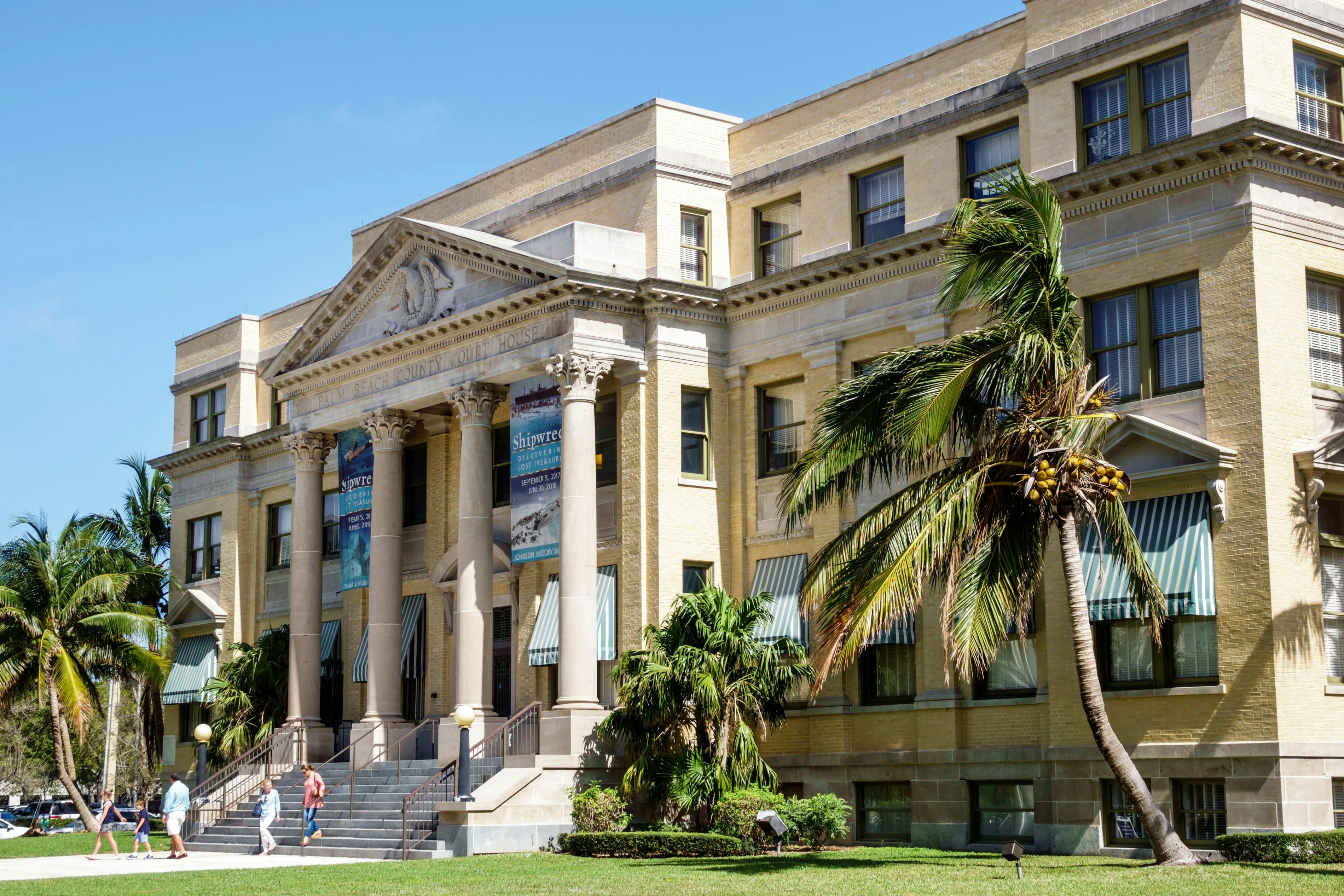 West Palm Beach, Richard and Pat Johnson Palm Beach County History Museum. (Photo by: Jeffrey Greenberg/Universal Images Group via Getty Images)