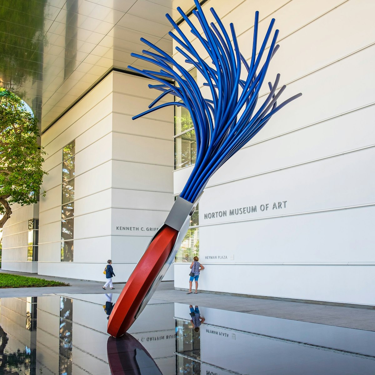 "Typewriter Eraser, Scale X" is an artwork created in 1999 by the American artist Claes Oldenburg in partnership with his wife, Coosje van Bruggen. It was on view at the Norton Museum of Art, West Palm Beach, Florida, from February through June, 2019.