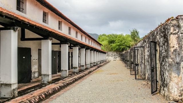 Con Dao, Vietnam - December 30, 2016: Con Dao Prison on Con Son Island, Vietnam. The prison was built by French colonialists. The most infamous site is the 'tiger cages'. The prison is now a museum. ; Shutterstock ID 573062662; your: Bridget Brown; gl: 65050; netsuite: Online Editorial; full: POI Image Update