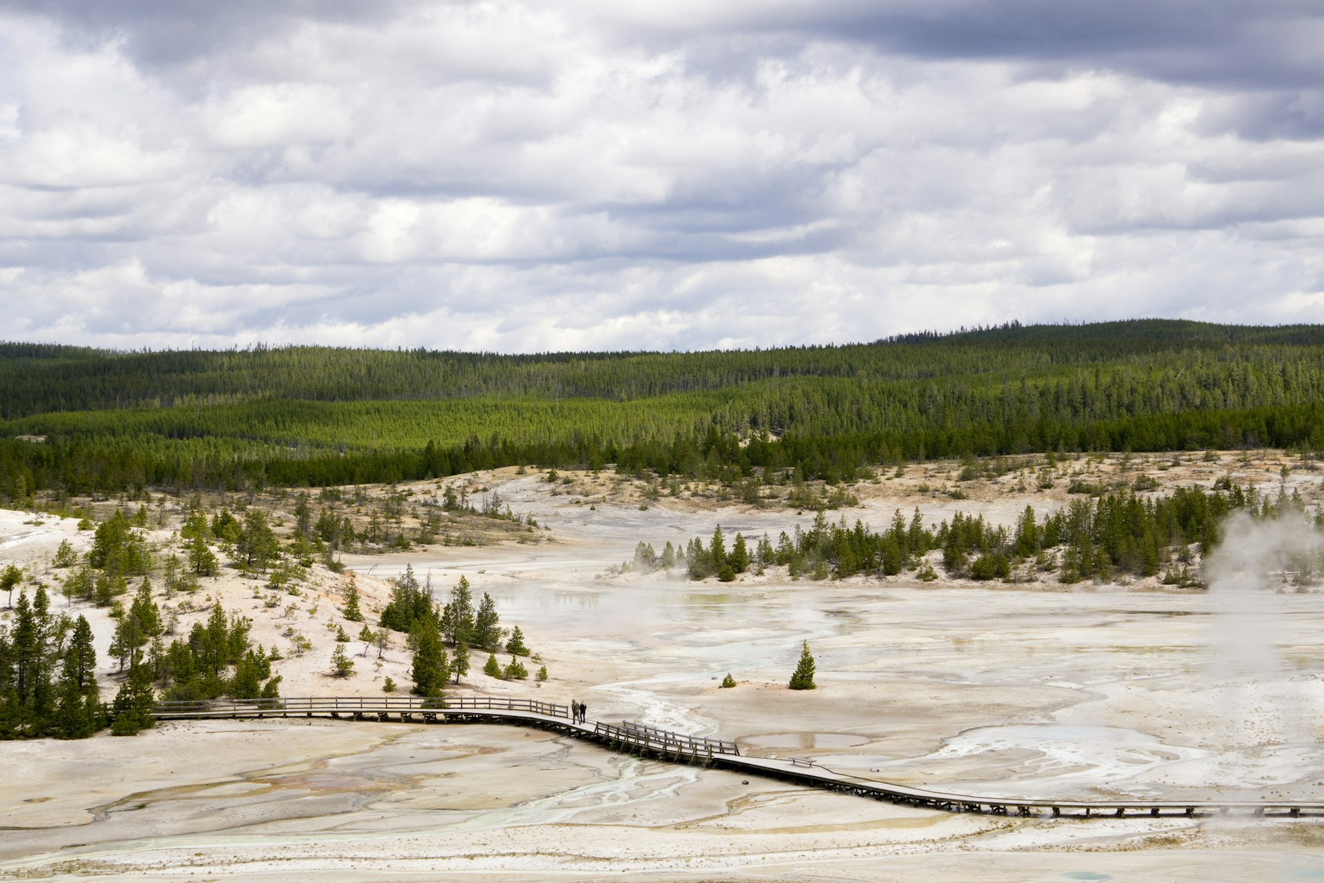 Yellowstone's boardwalks map out the safest way to traverse the land