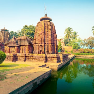 View of Mukteshwara Temple - 10th century Hindu temple of Lord Shiva. Bhubaneswar, Orissa, India