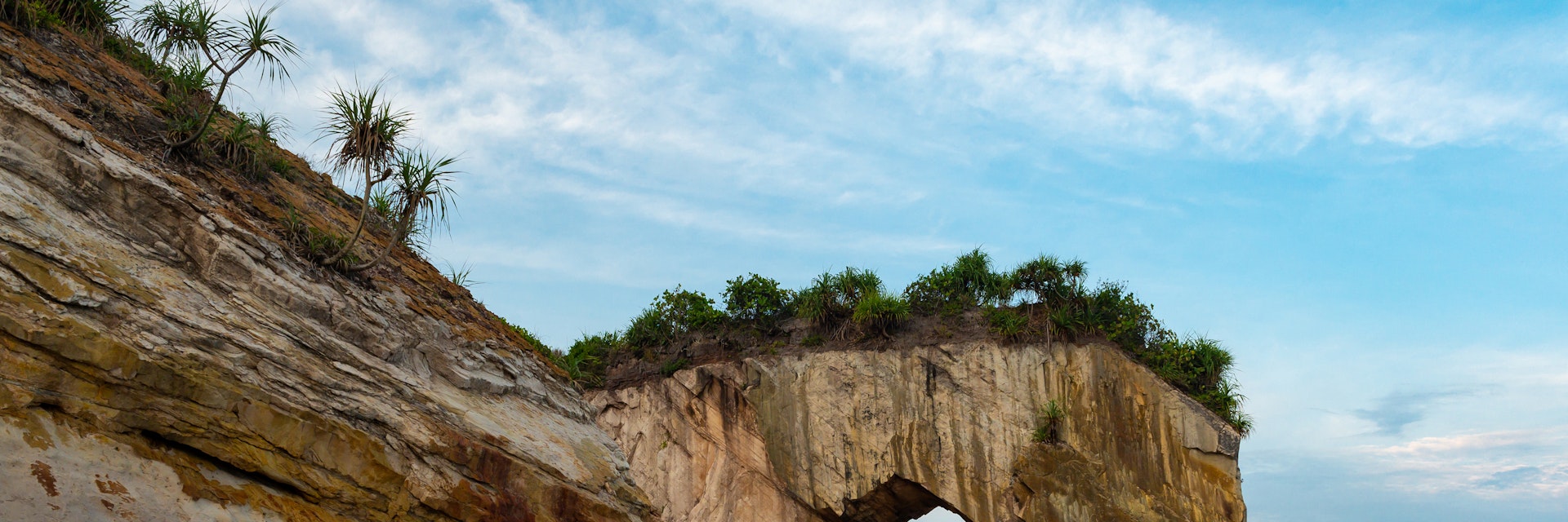 Tusan Cliff Sarawak also known as Horse Rock near Miri, Malaysia