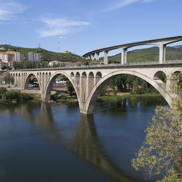Two Bridges in Peso da Régua, Portugal