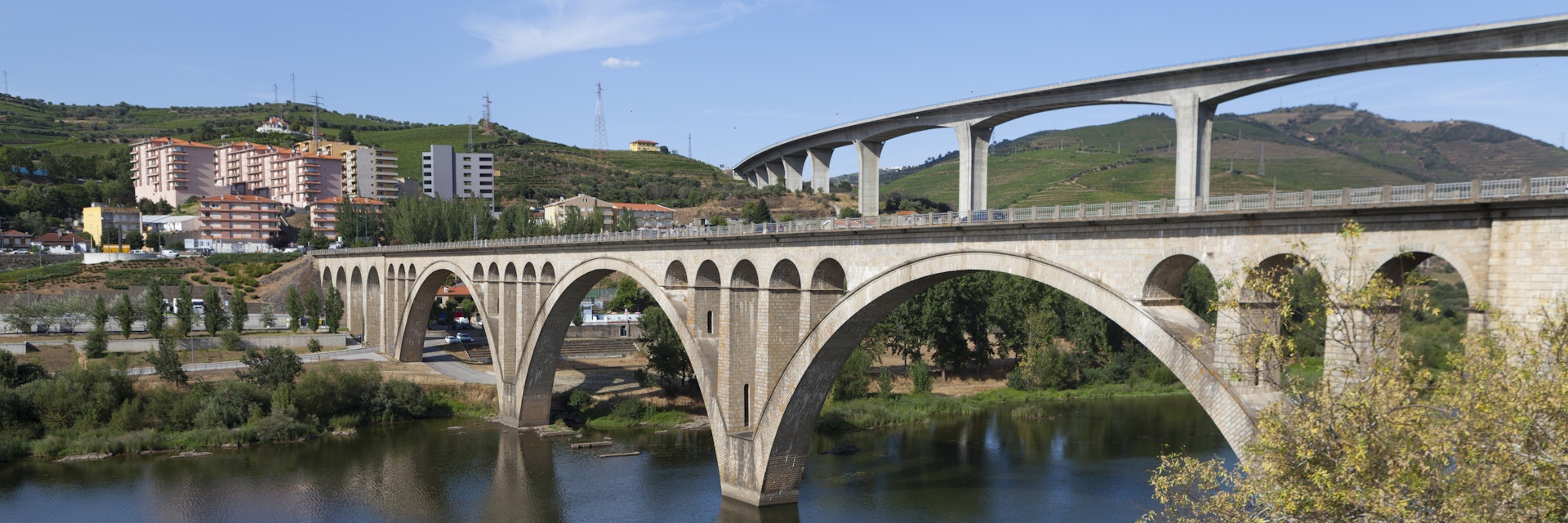 Two Bridges in Peso da Régua, Portugal