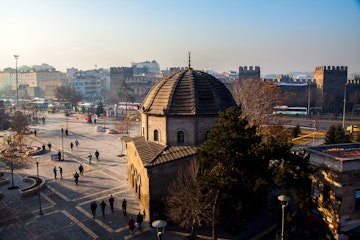 Historical Zeynel Abidin Tomb, Kayseri,Turkey. 21 January 2014.