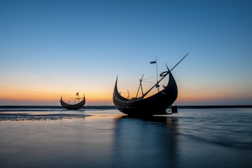In local language, the boat is called Pansi. It is built in a very beautiful and elegant way to fight with the open water of Bengal bay.